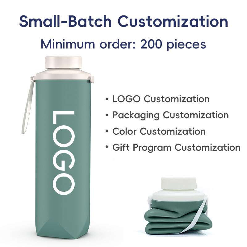 SH28 Silicone Collapsible Water Bottle Portable Foldable Travel Cup