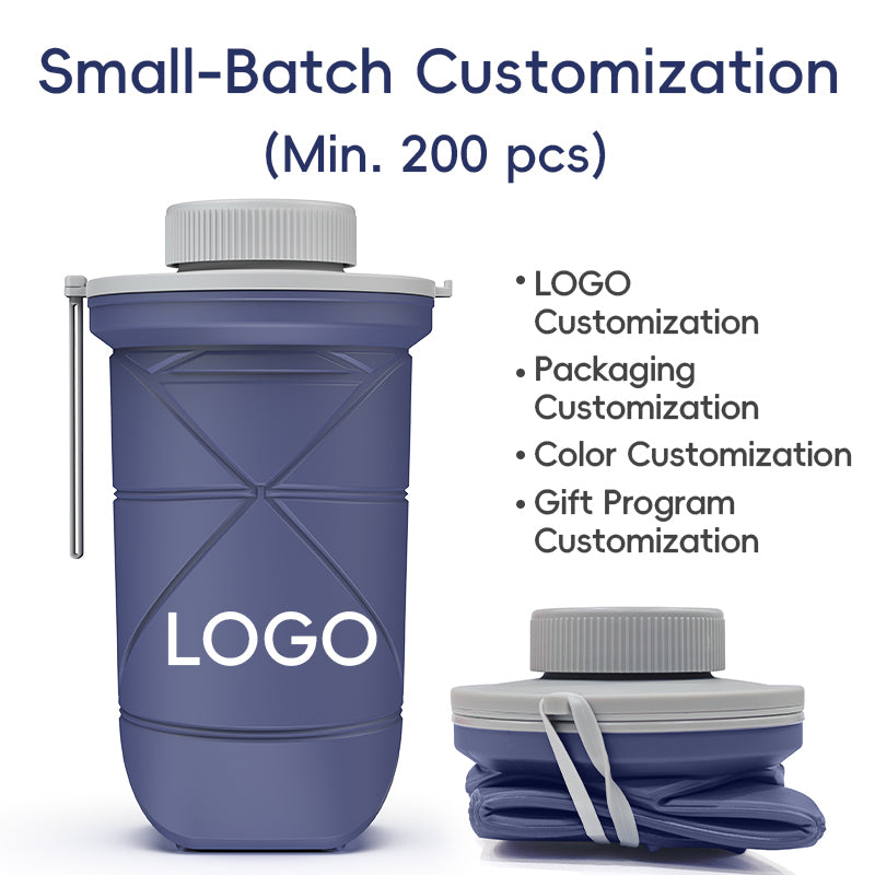 SH29 Silicone Collapsible Water Bottle Portable Foldable Travel Cup