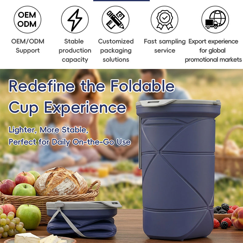 SH26 Silicone Collapsible Water Bottle Portable Foldable Travel Cup