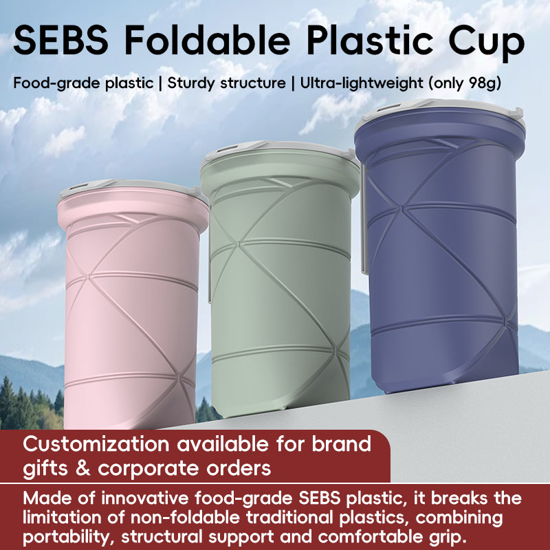 SH26 Silicone Collapsible Water Bottle Portable Foldable Travel Cup