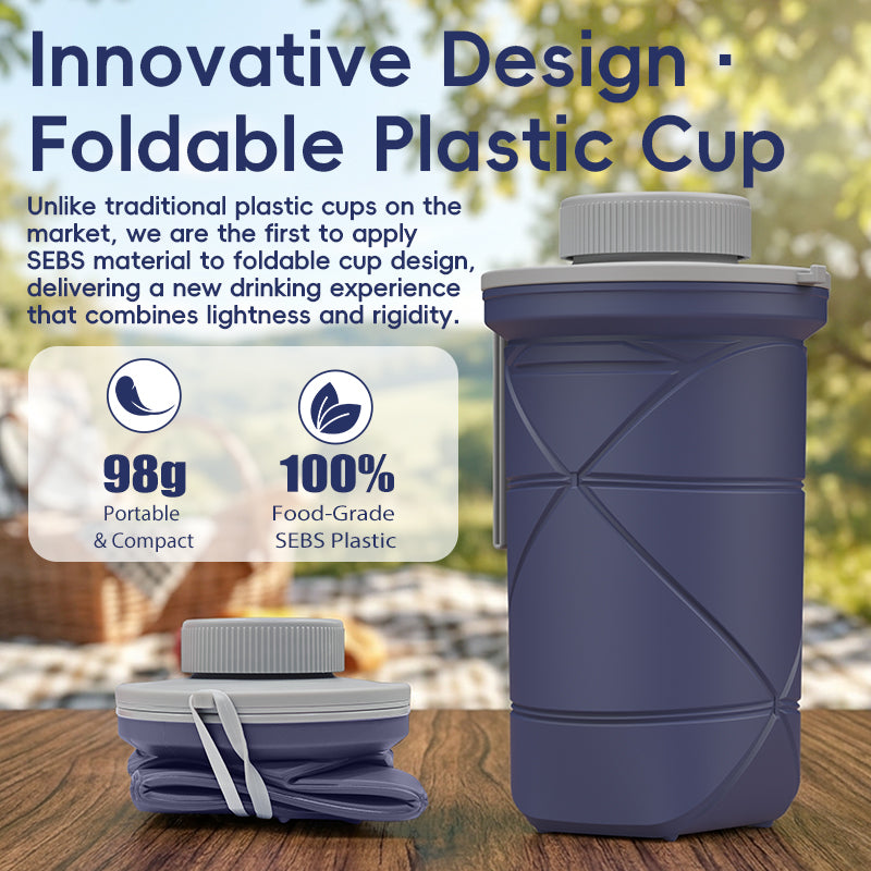 SH29 Silicone Collapsible Water Bottle Portable Foldable Travel Cup