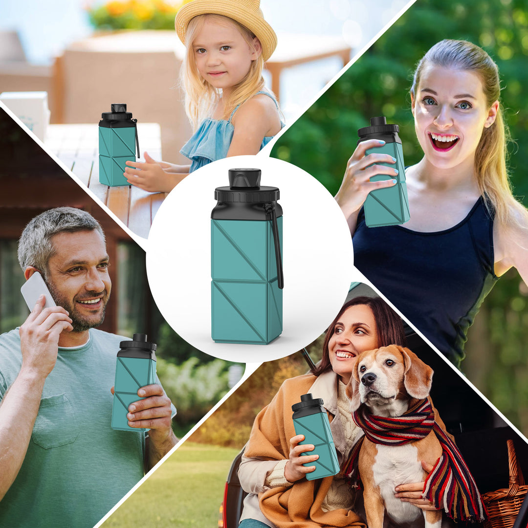 SH-20 420ML Square Collapsible Cup | Portable Silicone Design, Eco-Friendly & Durable
