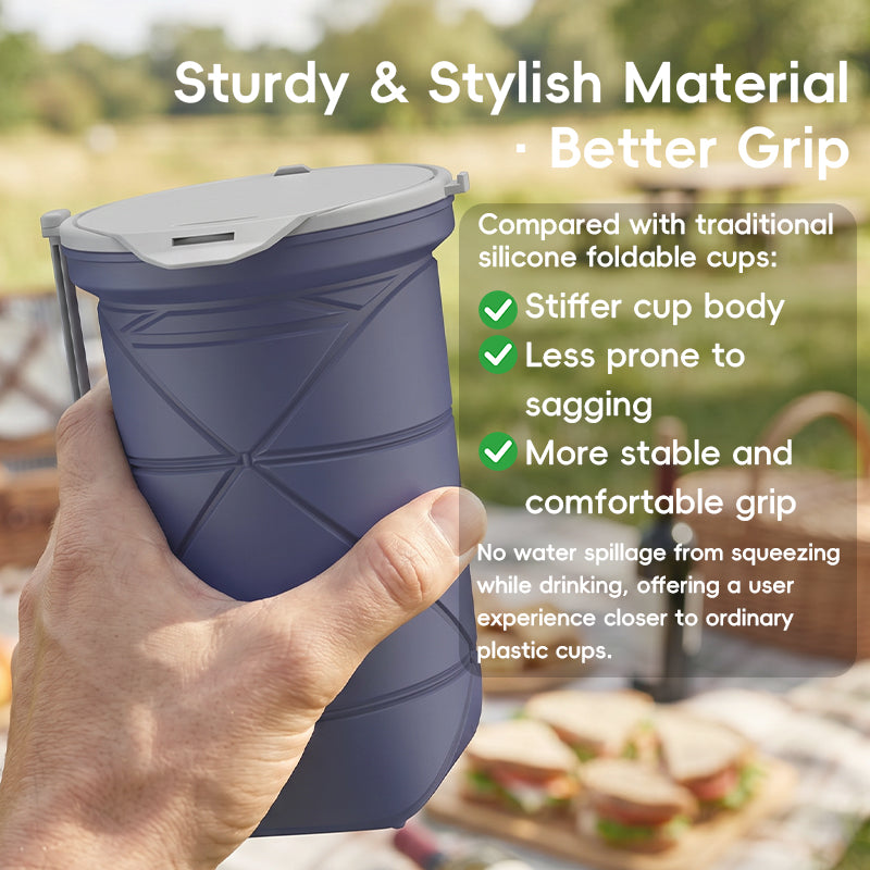 SH26 Silicone Collapsible Water Bottle Portable Foldable Travel Cup